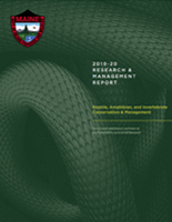 2019-2020 Reptile, Amphibian, and Invertebrate Conservation & Management Report